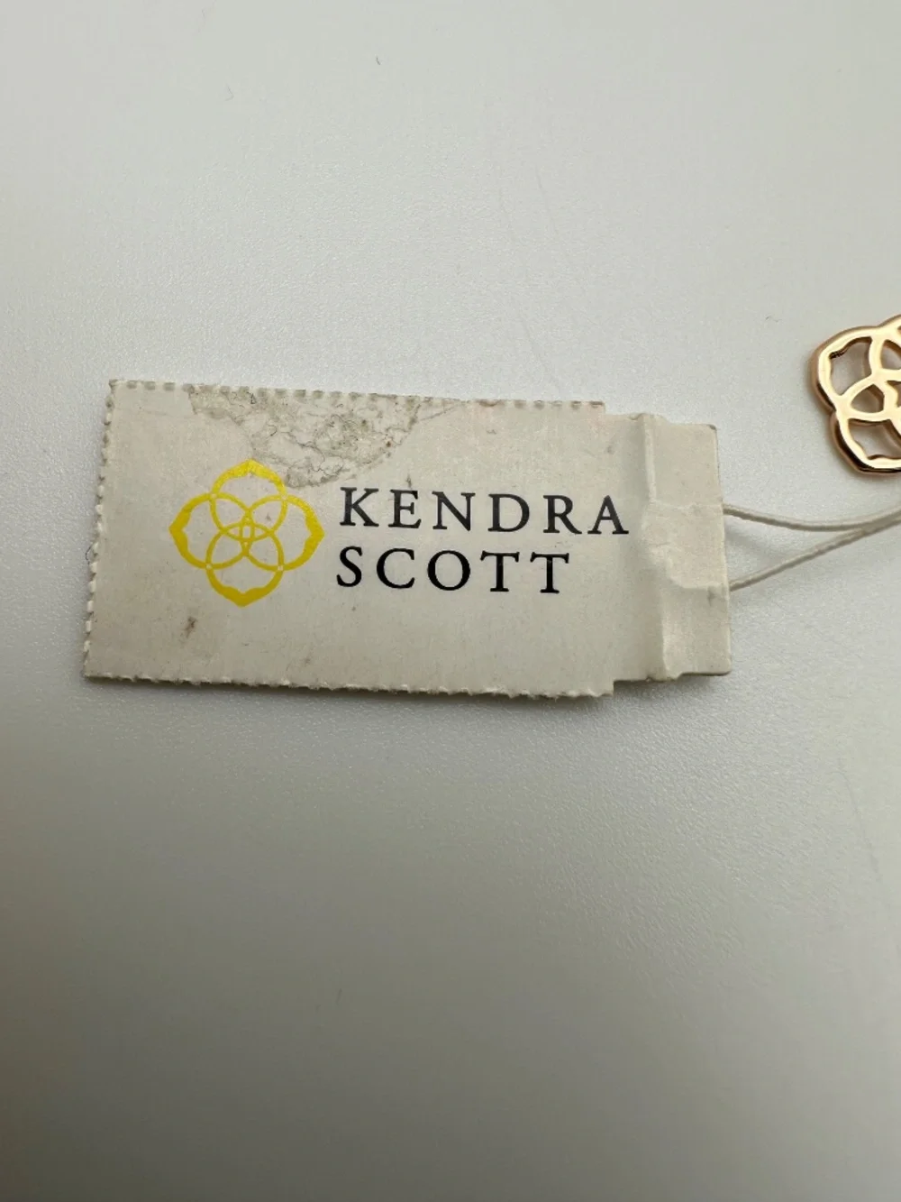 KENDRA SCOTT Amanda Pyrite + Rose Gold Necklace